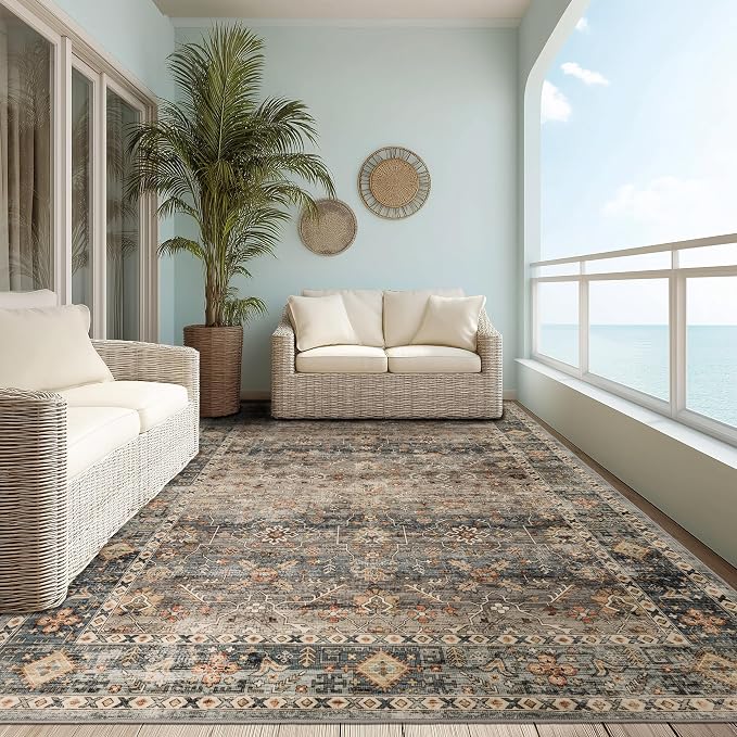Ruaruarug Washable Area Rug 8x10 - Image 8