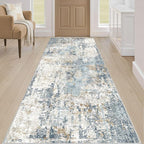 Runner Rug Non Slip Rugs: 2x6 Hallway Kitchen Washable Abstract Soft Modern - Image 4