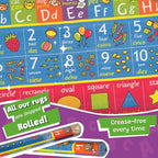 KC Cubs Bilingual Educational Kids Rug – English & Spanish ABC Alphabet - Image 4