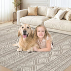 cotiled 10x14 Area Rugs Living Room Rug: Washable Boho Rugs - Image 8