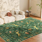 DUKINO 5x7 Rug, Washable Animal Living Room Rug - Image 9