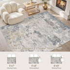 UERMEI 5x7 Area Rug Living Room Rugs - Image 4