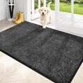 PURRUGS Dirt Trapping Door Mat 34" x 59", Non-Slip Machine Washable Entryway Rug by PURRUGS