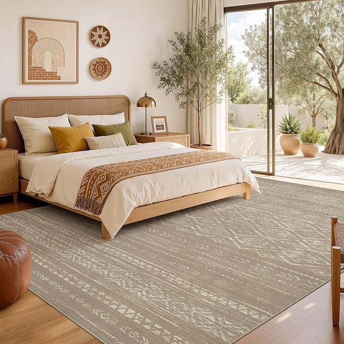 Nakagishi Area Rug Living Room Rugs: 5x7 Large Soft Machine Washable Boho - Image 6