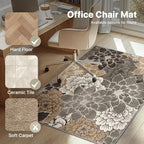 48"x72" Office Chair Mat for Hardwood Tile Floor, Under Desk Carpet Protector - Image 3