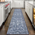 KILOCOCO Hallway Runner 2x7 Rug Runner Printed Vintage Floral Washable Kitchen - Image 7