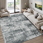 Lofus 5x7 Area Rug for Living Room, Neutral Modern Washable Carpet for Bedroom by Lofus
