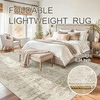Soalmost 10x14 Area Rugs for Living Room, Non Slip Machine Washable Vintage - Image 7