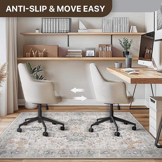 36"x60" Office Chair Mat for Hardwood Tile Floor, Under Desk Carpet Protector - Image 5
