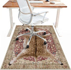 48"x72" Office Chair Mat for Hardwood Tile Floor, Under Desk Carpet Protector by BESBLEE