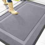 OLANLY Front Door Mat Indoor Outdoor Entrance, Waterproof All-Season, by OLANLY