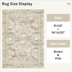 Soalmost Washable Area Rug 8x10, Large Soft Rugs - Image 3
