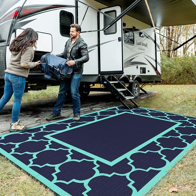 GENIMO 6' x 9' Outdoor Rug Waterproof - Image 4
