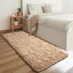 YJ.GWL Fluffy Runner Rugs for Bedroom Living Room Soft Shag Rug 2x6 Feet - Image 2