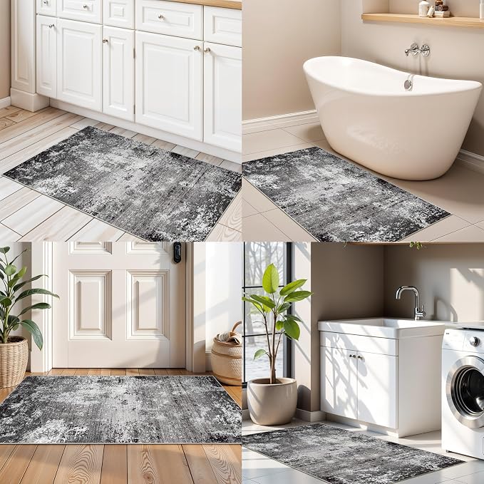 2x4 Washable Runner Rug – Non-Slip Small Throw Rug - Image 5