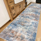 IOHOUZE Abstract Runner Rug 3x14 Ft Long Washable Runners - Image 9