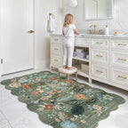 Washable 3x5 Entryway Area Rugs: Ultra Soft Low Pile Carpet - Image 4