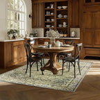 BILEEHOME Olive Green Boho Area Rug 5 x7 - Image 9