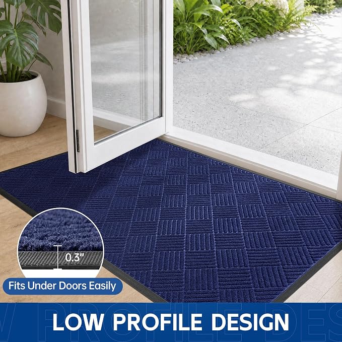 Durable Indoor Outdoor Door Mat, Non-Slip Backing, Stain and Fade Resistant - Image 8