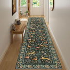 DUKINO 2.6x12 Hallway Runner Rug, Vintage Washable Loog Kitchen Rug - Image 6
