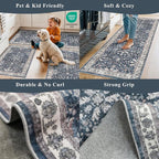 Kitchen Rug Sets 3 Piece Non Skid – Washable Small Kitchen Rugs and Runner Set - Image 5