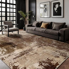 5x7 Area Rugs - Modern Abstract Washable Rug, Ultra Soft Non Slip Low Pile by Yarooge
