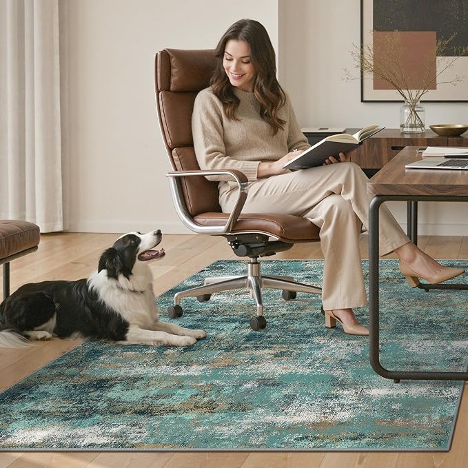48"x72" Office Chair Mat for Hardwood Tile Floor, Under Desk Carpet Protector - Image 7
