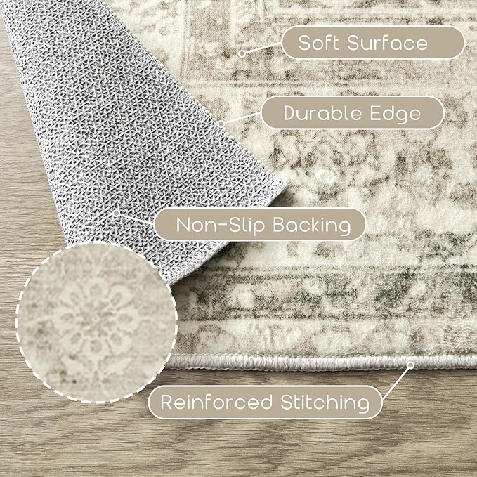 3x5 Small Entryway Area Rug Indoor - Image 3