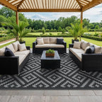 GENIMO Outdoor Rug for Patio Clearance, Reversible Plastic Camping Rugs - Image 7