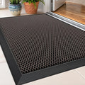 Front Door Mat, Heavy Duty Non-Slip Rubber Dirt Trapper, Quick-Dry Low-Profile by WELDUN
