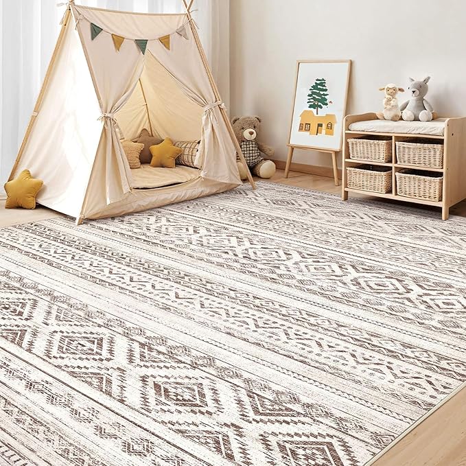 cotiled 5x8 Area Rugs Living Room Rug: Washable Boho Rugs - Image 7