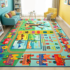 Maxsoft Kids Rug for Playroom, Educational 3x5 Play Mat for Classroom, Washable - Image 7