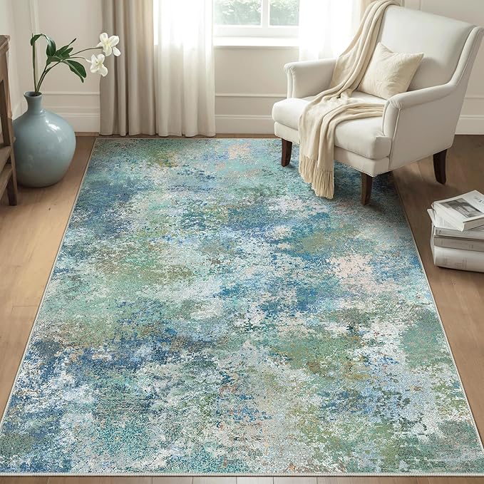 BEIMO Area Rugs 5x7 for Living Room Bedroom, Modern Abstract Machine Washable - Image 3