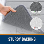 OLANLY Memory Foam Long Bathroom Rugs Runner 70x24, Super Soft Absorbent Bath - Image 7