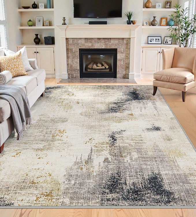 4x6 Washable Area Rugs by KiginaraArt
