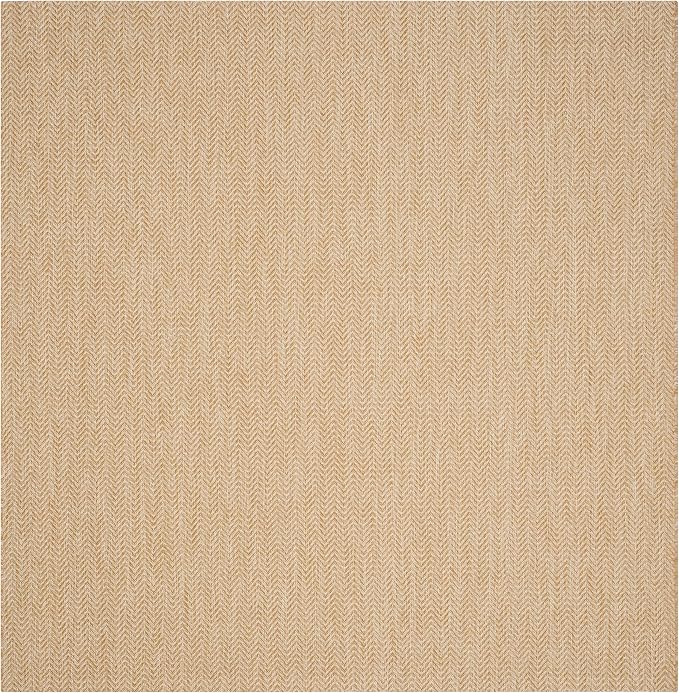 SAFAVIEH Outdoor Square Rug 4' - Image 9