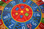 KC Cubs Educational Kids Rug – ABC Alphabet, 123 Numbers & Shapes Learning Mat - Image 3