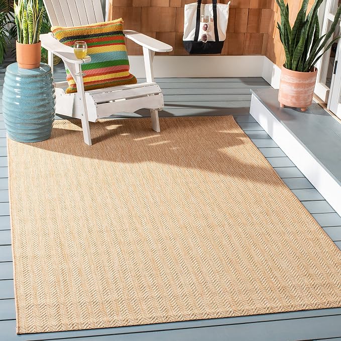 SAFAVIEH Outdoor Area Rug 9x12 - Image 5