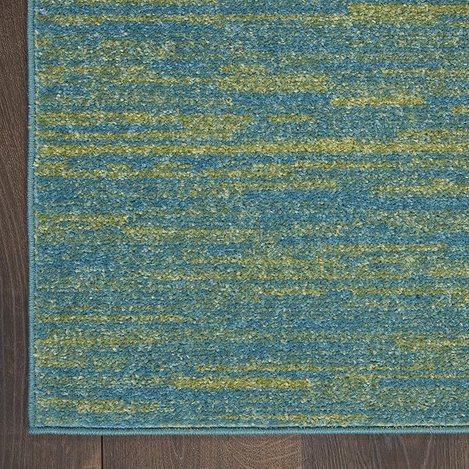 Nourison Home Nourison Essentials Blue Green 9' x Square Area Rug - Image 7
