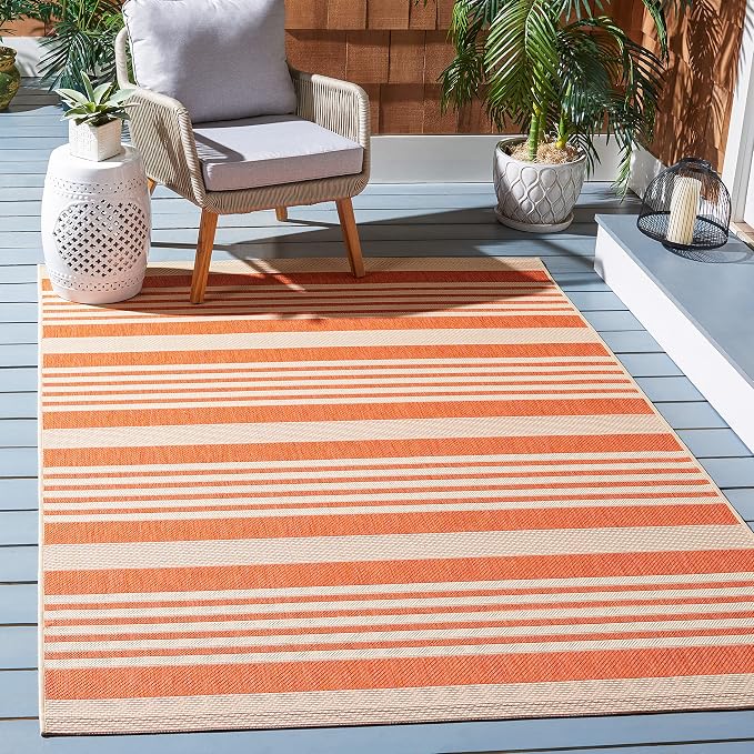 SAFAVIEH Washable Rug Outdoor Courtyard Collection - Image 4