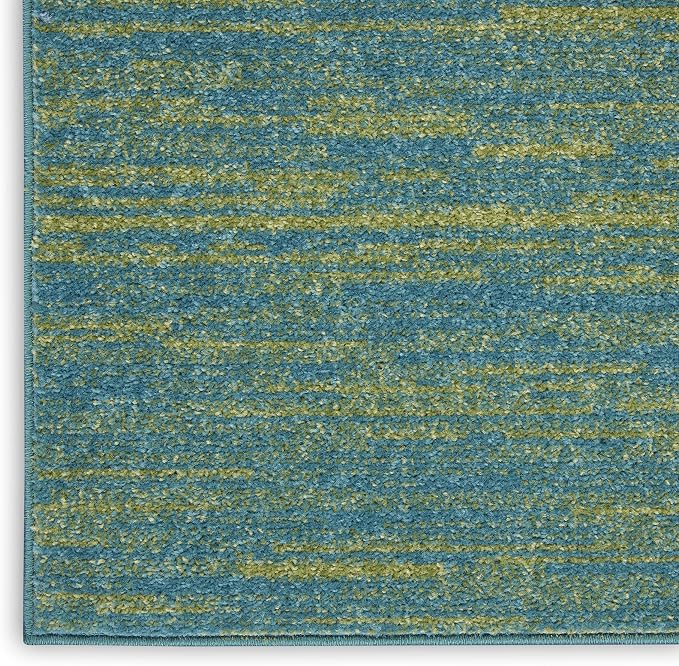 Nourison Home Nourison Essentials Blue Green 9' x Square Area Rug - Image 8