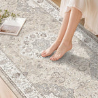 Washable 3x12 Hallway Runner Rug: Vintage Non Slip Soft Rug - Image 9